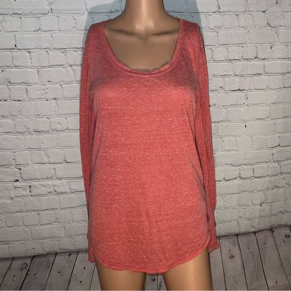Mudd Tops - Mudd Light Red long sleeve shirt size L